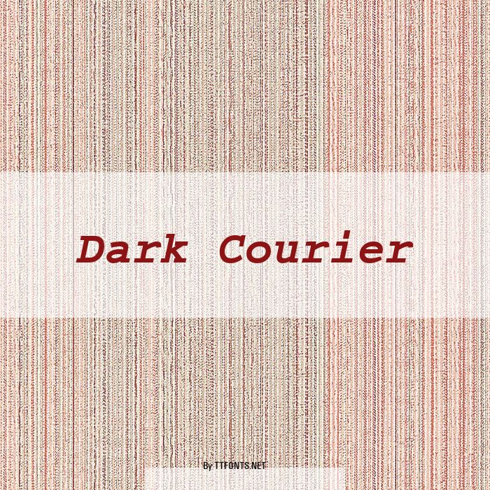 Dark Courier example